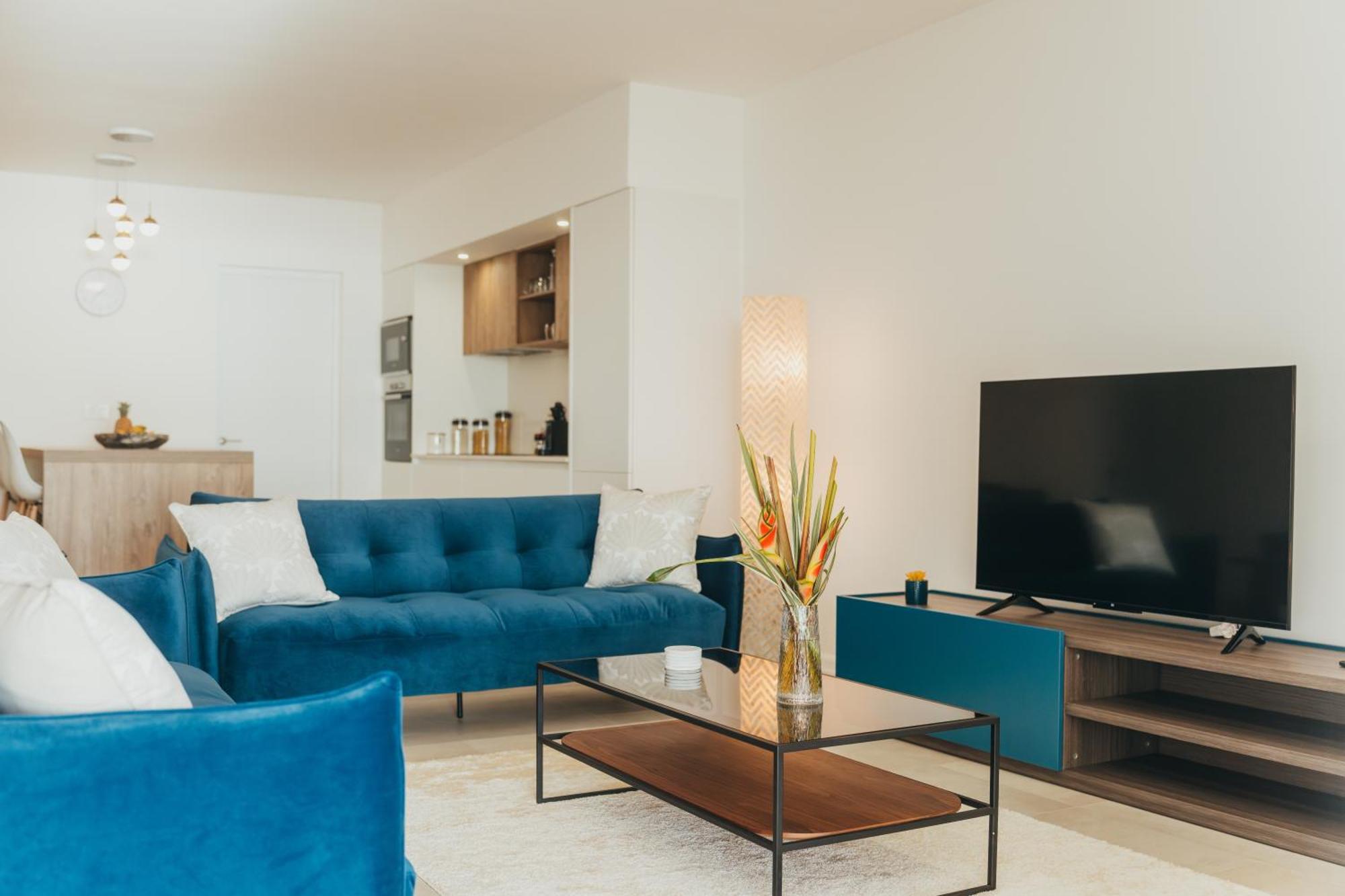 Appartement De Luxe Piscine Et Vue Mer Rivière Noire Esterno foto