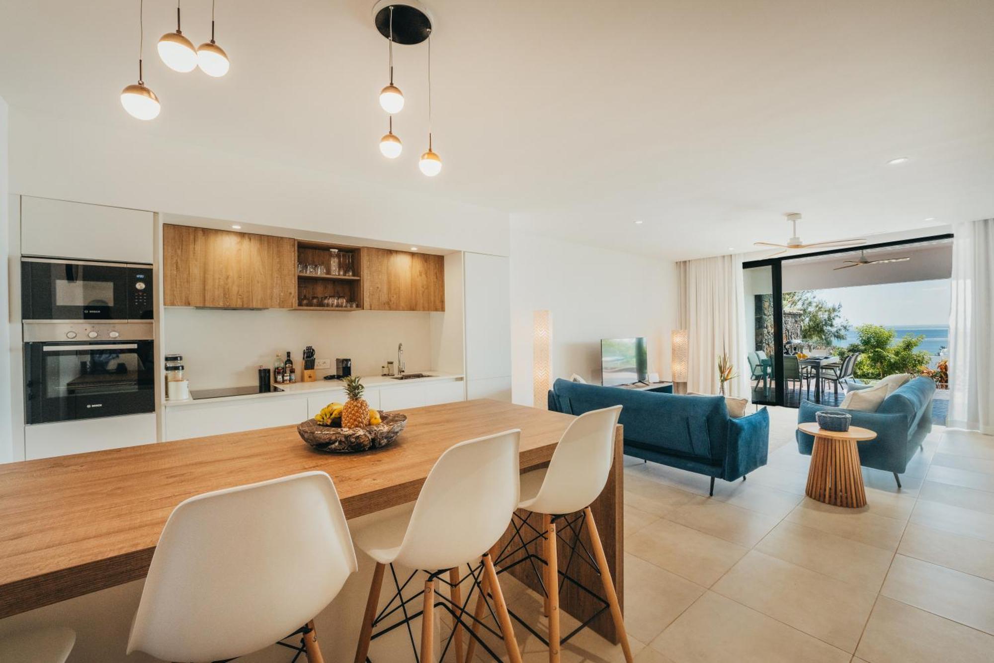 Appartement De Luxe Piscine Et Vue Mer Rivière Noire Esterno foto